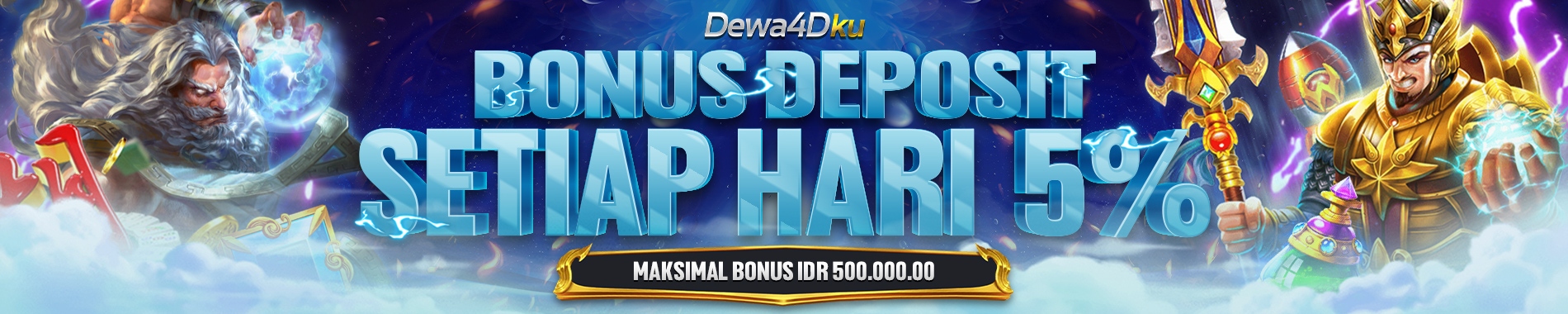 BANNER BONUS  SETIAP HARI 5%